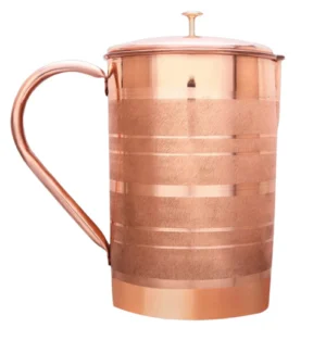 Dzbanek miedziany w paski 1950ml